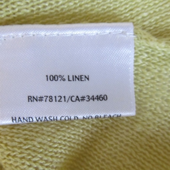 EILEEN FISHER Button Down Oversized Linen Cardigan - Picture 10 of 10